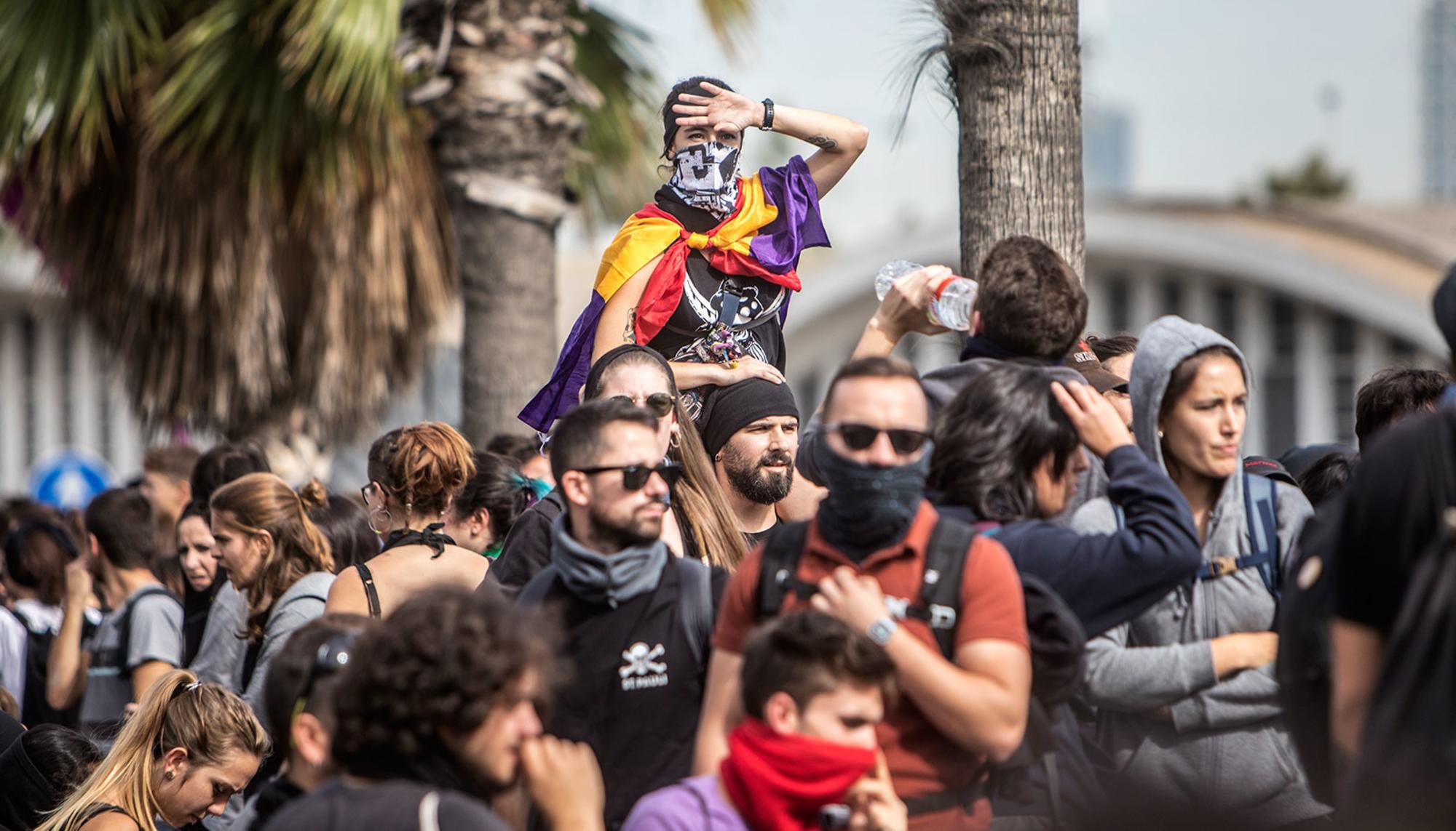 jóvenes huelga 18 oct